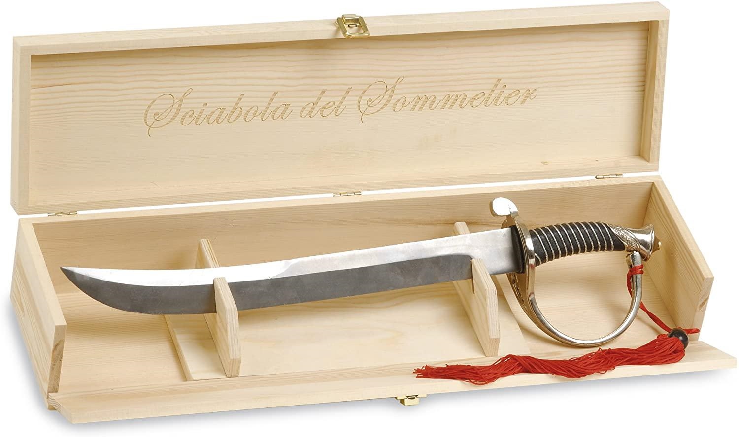 Sciabola Cassetta Legno Sommelier Sciabola Cod.CL504 - Merchandising -  Beccafico Drink Store