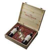 Frescobaldi Cassetta Castiglioni Chianti 2 Bottiglie + Bicchieri