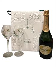 Perrier Jouet Cofanetto Gran Brut + 2 Flute