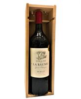 Domaine del la Baume Magnum Merlot 2020 cl.150 Cassa Legno