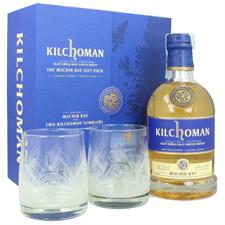 Kilchoman Machir Bay 46° cl.70 + 2 Bicchieri Cofanetto