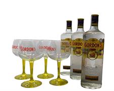 Gordon Gin Cassa Serve The Best 3 bt.cl.100 4 Bicc.10 Menu'1 Guida