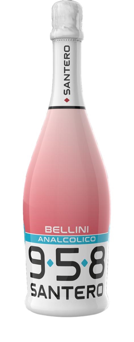 Santero 958 Bellini Spumante Analcolico 0.0. cl.75 - Spumanti dolci -  Beccafico Drink Store