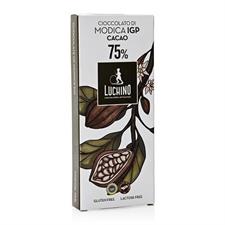 Luchino Tavoletta Cioccolato di Modica 75% gr.75 Gluten Free
