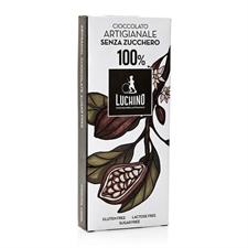 Luchino Cioccolato Artigianale Senza Zucchero 100% gr.75 Gluten Free
