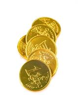 Caffarel Moneta Oro Cioccolato al Latte 1 Euro gr.500