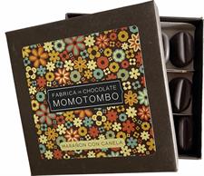 Momotombo Scatola Cioccolato Cacao 70% Maracon con Canela gr.90