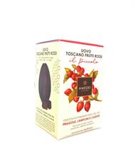 Amedei Uovo Piccolo Toscano Frutti Rossi gr.80 Extra Black