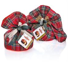 Bonifanti Natale Scozzese con Panettone Milanese Basso gr.1000