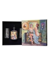 J.Rose Gift Box Quadro Tequila Blanco 100% Agave 40°cl.70 + Bicchier