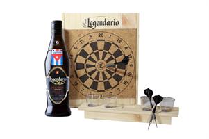 Legendario Dartmaster Anejo 9 cl.70 Set Freccette + Chupito Vetro