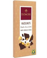 Domori Tavoletta Cioccolato Fondente e Nocciole Cacao Criollo gr.75