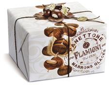 Flamigni Panettone Marron Glace' Kg.1 Linea Rustica