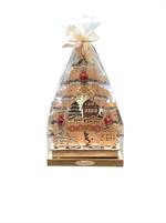 Flamigni Alberi In Legno con Palline e Luci con Torroncini Morbidi