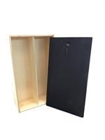 Cassetta Black 2 Bottiglie Scorrevole