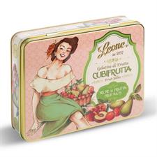 Leone Cubifrutta Latta Scatola Gelatine di Frutta S/glutin