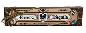 Torrone L'Aquila Nocciolato Gianduia Amedei con Nocciole gr.200