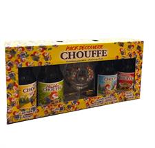 Chouffe Discovery Gift Pack 4 Birre + Bicchiere