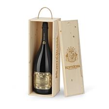 MonteRossa Jeroboam Franciacorta Prima Cuvee Brut cl.300 CassaLegno