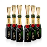 Moet & Chandon Mini Champagne + 6 Mini Flute 6x200 Cofanetto