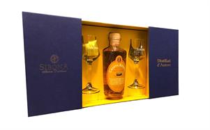 Sibona Confezione Primo Piano Grappa Sauternes 44° cl.50 +Bicch.