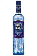 Five Lakes Premium Vodka Siberia Original Russian Spirit 40° cl.100