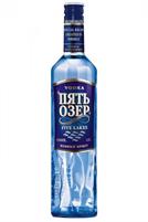 Five Lakes Premium Vodka Siberia Original Russian Spirit 40° cl.100