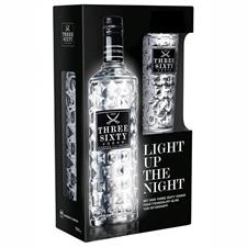 Three Sixty Vodka + Bicchiere Cofanetto Regalo
