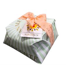 Vincente Panettone al Pistacchio Pesca e Gocce di Cioccolato gr.750
