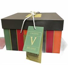 Vincente Panettone Fastuka Ciocc. Bianco con Pistacchi + Vaso Pist