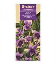 Stainer Tavoletta Cioccolato Fondente alla Violetta 50gr