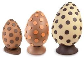 Mandrile Uovo Satinato Pois Bianco gr.400