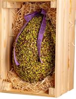 Autore Uovo Fondente con Pistacchi in Cassetta Legno gr.700
