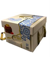 De Vivo Senza Lattosio Panettone Torta di Mele e Albicocche Kg.1