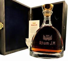J.M. Rhum Tres Vieux Caraffa Cristallo 640/1000 42°cl.70 Legno Marti