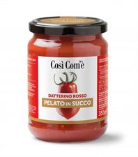 Datterino Rosso Pelato Così Com'è Vaso gr.350 100% Italiano