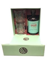 La Valdotaine Confezione Amaro Dente di Leone + 2 Bicchieri