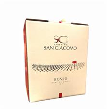 San Giacomo BagInBox Vino Rosso IGP Terre di Chieti 13° Lt.5 Abruzzo