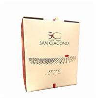 San Giacomo BagInBox Vino Rosso IGP Terre di Chieti 13° Lt.5 Abruzzo