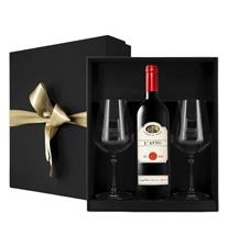 Cantine del Notaio Cofanetto L'Atto Aglianico + 2 Calici