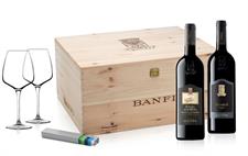 Banfi Cassetta Summus + Poggio Alle Mura + 6 Calici + Segnacalici