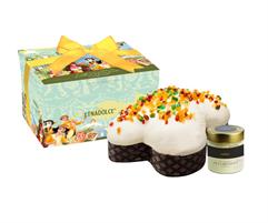Etna Dolce Colomba Cassata Siciliana gr.600 con Crema gr.240 Cofanet
