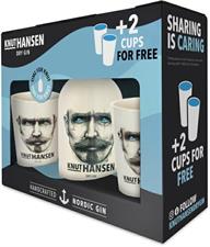Knut Hansen GiftBox Dry Gin cl.50 42° + 2 Cup