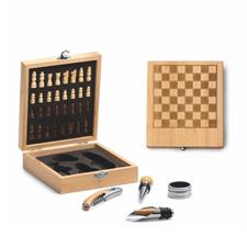 Scacchiera con Set Vino Unico
