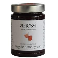 Anessi Confettura di Fragole e Melograno 100% Nuturale gr.350