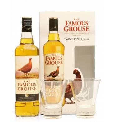 THE FAMOUS GROUSE GIFT PACK WHISKY CL.70 40° SCOZIA