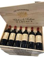 La Fortune Chateau Margaux 2018 6 Bottiglie Cassa Legno Francia