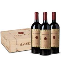 Masseto Cassa Legno 3 Bottiglie 15,5° 2017 Toscana Rosso cl.75x3