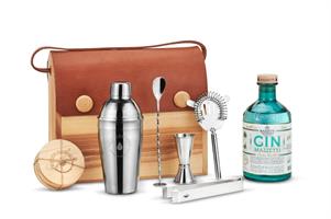 Mazzetti d'Altavilla Gin Mazzetti Set Barman 42° cl.70 Borsa Legno P