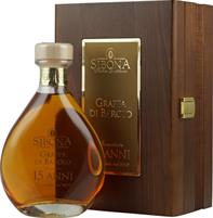 Sibona Riserva 15 anni Grappa di Barolo 44° Cassa Legno